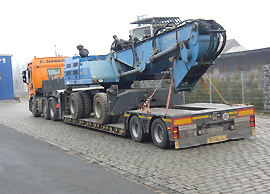 Kranarbeiten Containerdienst Naber Ahlen